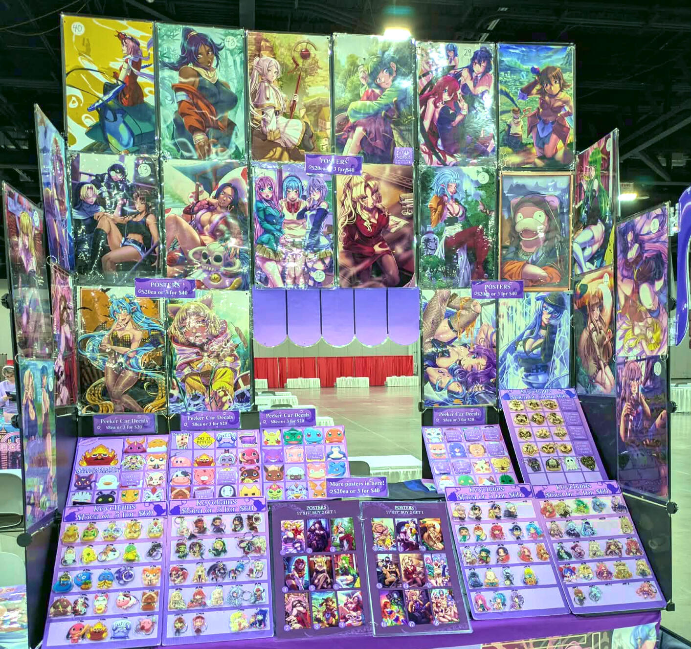 6 ft table set up