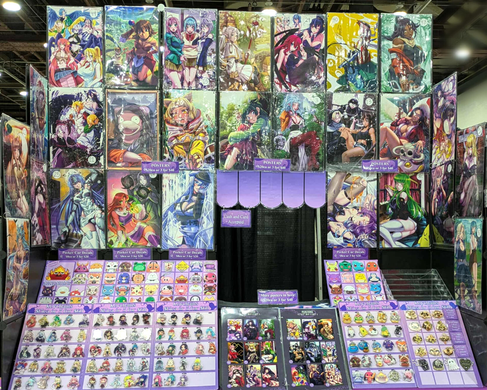 8ft table set up